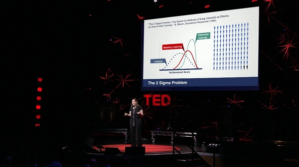 테드(TED) 강연 중인 온라인 공개강의 서비스 '코세라' 공동설립자 다프네 콜러 교수. 사진=테드 홈페이지 갈무리