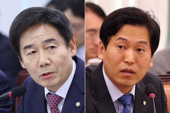 이용호 의원(왼쪽)과 손금주 의원.사진=연합뉴스