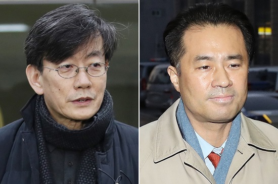 손석희 대표(왼쪽)와 김웅 기자(오른쪽).사진=연합뉴스