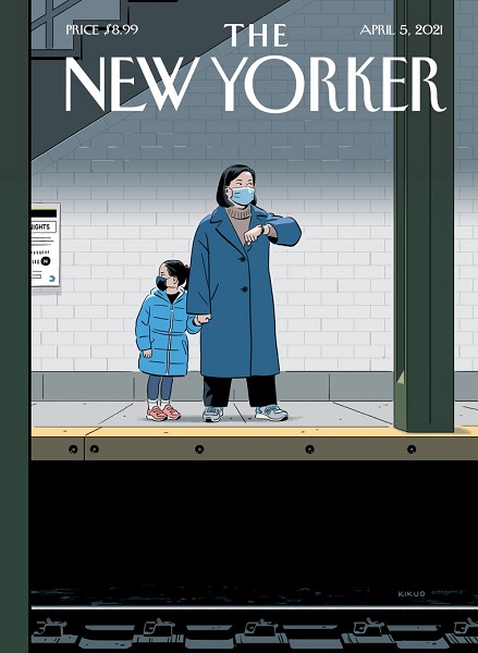 미국 잡지 뉴요커가 최근 공개한 표지 일러스트. 사진=뉴요커 인스타그램 갈무리