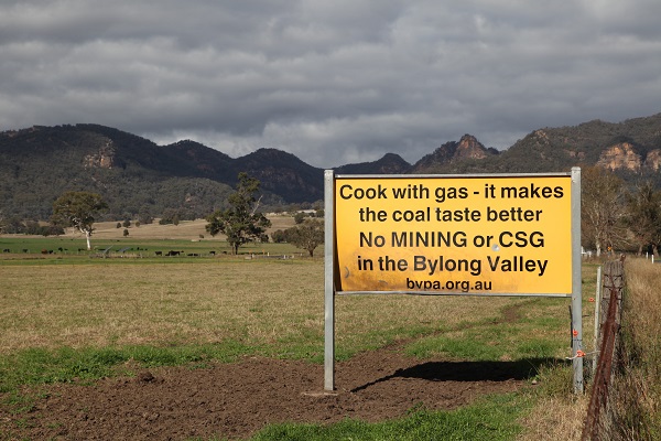 한국전력공사가 매입한 호주 바이롱 석탄광산 부지. 사진=호주 환경단체 '락더게이트'(Lock the Gate)