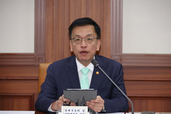 최상목 경제부총리가 14일 경제관계장관회의를 주재하는 모습 [사진=연합뉴스]