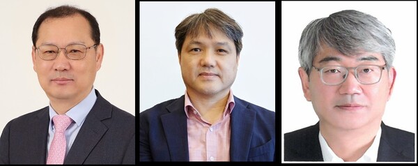 (좌측부터)효성티앤씨 효성동나이법인장 배인한 부사장 ,효성중공업 남통효성변압기유한공사 총경리 배용배 부사장 ,효성중공업 건설PU장 박남용 부사장 [사진=효성]